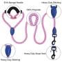 Hikiko Dog Harness and Leash Set,No Pull Adjustable Soft Pet Harness Vest Set with 4FT Training Dog Leash Easy to Control Suitable for Small Medium Large Dogs