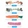 Pacific Pups Products supporting pacificpuprescue.com dog rope toys for aggressive chewers-set of 11 nearly indestructible dog toys-bonus giraffe rope toys-benefits non profit dog rescue.