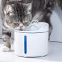 DOGNESS 1L Pet Water Fountain,Healthy and Hygienic Drinking Fountain Super Quiet Flower Automatic Electric Water Bowl for Dogs, Cats, Birds