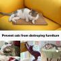 GAPZER Cat Scratch Mat, 2PCS Kitty Natural Sisal Mat Horizontal Cats Floor Scratching Pad to Protect Sofas & Furniture for Grinding Claws
