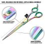 Sharf Professional 8.5'' Rainbow Pet Grooming Scissors: Sharp 440c Japanese Clipping Shears for Dogs, Cats & Small Animals| Rainbow Series Hair Cutting/Clipping Scissors w/Easy Grip Handles