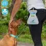 PawpyGo Portable Pooper Scooper (Large), Dog Poop Scooper, 8 Biodegradable Waste Bags and Dog Leash Clip Included, Sanitary Pet Waste Pick Up, Heavy Duty Dog Waste Cleaner with Bag Dispenser