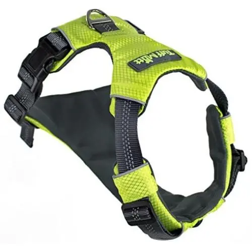 Tuff Mutt - Easy On/Easy Off Dog Harness, Medium & Large Breeds, Walk, Run & Hike with Confidence, Stay Safe with Bright Reflective Stitching, Two Secure Attachment Points Tuff Mutt - Easy On/Easy Off Dog Harness, Medium & Large Breeds, Walk, Run & Hike with Confidence, Stay Safe with Bright Reflective Stitching, Two Secure Attachment Points