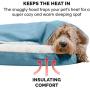 Furhaven Pet - Plush Ergonomic Orthopedic Foam Mattress Dog Bed, Round Snuggery Hooded Dog Bed, and ThermaNAP Self-Warming Quilted Cat Bed Pad for Dogs and Cats - Multiple Styles, Sizes, and Colors