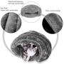 VeMee Plush Cat Sleep Bag Cozy Pet Cave Bed Covered Pet Beds Cave for Cat Small Dogs and Puppies VeMee Plush Cat Sleep Bag Cozy Pet Cave Bed Covered Pet Beds Cave for Cat Small Dogs and Puppies