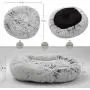 Richgra Donut Pet Beds, Cuddler Round Dog Bed, Faux Fur Ped Beds for Cat and Small Dog, Cozy Cat Cushion Bed, Improved Sleep Self Warming Indoor Round Dog and Cat Bed (23”x 23”, Grey) Richgra Donut Pet Beds, Cuddler Round Dog Bed, Faux Fur Ped Beds for Cat and Small Dog, Cozy Cat Cushion Bed, Improved Sleep Self Warming Indoor Round Dog and Cat Bed (23”x 23”, Grey)