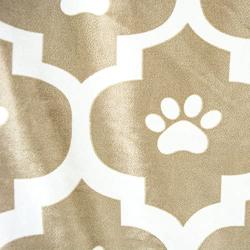 Bone Dry Moroccan Paw Print Pet Blanket