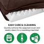 Furhaven Pet Dog Bed - Cooling Gel Memory Foam Faux Fleece and Chenille Soft Woven Traditional Sofa-Style Living Room Couch Pet Bed with Removable Cover for Dogs and Cats