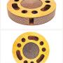 YMXCP Cat Toy Ball Corrugated Paper Cat Scratch Plate Claw Sharpener Tease Cat Toy Turntable Ball Pet Cat Supplies