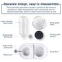 XSY&G Double Dog Cat Bowls Water and Food Bowl Set Automatic Water Dispenser Detachable Glass Feeder Bowl No-Spill Pet Food Feeder for Cat/Small Dog