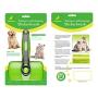 Tminnov Self Cleaning Slicker Brush, Dog Brush / Cat Brush for Shedding and Grooming, Deshedding Tool for Pet - Gently Removes Long and Loose Undercoat, Mats and Tangled Hair