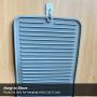 Evelots Cat/Dog Food Mat-Silicone-Nonslip-Waterproof-with Rivets-Dishwasher Safe