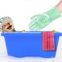 Hellopet Dog Grooming Gloves Dog Bath Shampoo Brush Dog Grooming Brush Multipurpose Gloves Dish Washing,Car Washing