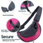 Zone Tech Pet Sling Bag Carrier - Premium Quality Adjustable Breathable Safe Stylish Travelling Pet Hands-Free Sling Bag Perfect for Small Dogs and Cats