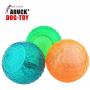 Aduck Dog Ball Toys Squeaky (Arrow Bouncy Series) (Non-Toxic Soft Natural Rubber), Cute Crystal Ball Design -3.15inch