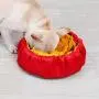 Pet Snuffle Feeding Mat for Dogs, Interactive Durable Washable Game Mats/Pads, Indoor Outdoor Nose Work Pets Toys Encourages Natural Foraging Skills (Red+Yellow) Pet Snuffle Feeding Mat for Dogs, Interactive Durable Washable Game Mats/Pads, Indoor Outdoor Nose Work Pets Toys Encourages Natural Foraging Skills (Red+Yellow)