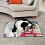 Dog Bed cat beds Kennel Pad Large pet mat,Vintage Sugar Skull Octopus Kraken Halloween Pet Mat Breathable Soft Washable Anti-Slip Crate Mat Fluffy Extra Large for Medium and Large Dogs Or Multiple