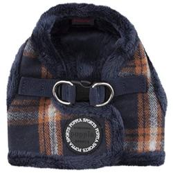 Puppia Kemp Harness-B for Pets, Navy, Medium
