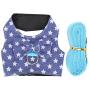 TOPINCN Rabbit Harness with Lead Set Cute Bow Tie Vest Harness Adjustable Pet Chest Walking Harness for Bunny Hamster Ferret and Small Animals