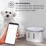 Home Zone Pet Water Fountain - Smart Wireless Water Fountain for Small Cats and Dogs, 2L