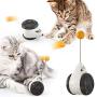 LATIBELL Interactive Smart Cat Toy, Pet Balance Swing Tumbler Car Design Toy with Catnip Ball, Self Rotating Moving Exercise Chaser Toy for Indoor Cat Kitten