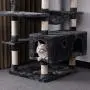 BEWISHOME Large Cat Tree Condo with Sisal Scratching Posts Perches Houses Hammock, Cat Tower Furniture Kitty Activity Center Kitten Play House MMJ03 BEWISHOME Large Cat Tree Condo with Sisal Scratching Posts Perches Houses Hammock, Cat Tower Furniture Kitty Activity Center Kitten Play House MMJ03