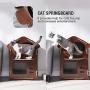 FVANF Luxury Double Layer Cat House, Kitty House, Cat Shelter with Hanging Cat Toy and Cat Scratcher, Cute Pet Cat Bed with Soft Cushions, Easy to Install with The Cork