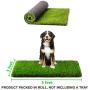 MTBRO Dog Grass Mat, Professional Dog Grass Pee Pads and Dog Potty Grass，Outdoor Pet Potty Training and Replacement Grass Mat，3 Feet X 5 Feet