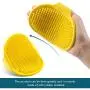 PRIDEEP Dog Grooming Brush 2 Pack, Pet Shampoo Bath Washing Brush Soothing Massage Rubber Comb Dog Brush with Adjustable Ring Handle Suitable for Long Short Haired Dogs and Cats PRIDEEP Dog Grooming Brush 2 Pack, Pet Shampoo Bath Washing Brush Soothing Massage Rubber Comb Dog Brush with Adjustable Ring Handle Suitable for Long Short Haired Dogs and Cats
