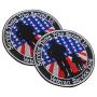 Ultrafun Removable Service Dog Patches Do Not Pet Medical Alert ESA Therapy Not All Disabilities are Visible Dog Badge Patches for Dog Vest Harness Backpack (Veteran Service Dog-2 Pack)