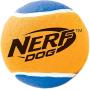 Nerf Dog Tennis Ball Dog Toy with Interactive Squeaker, Lightweight, Durable and Water Resistant, 2.5 Inches, for Small/Medium/Large Breeds, Six Pack,