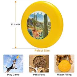 Pet Frisbee Flying Disc Dog Toy - Multifunction Desert Beauty Frank Robert Dixon