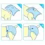 Warbriie Disposable Female Dog Diapers, Super Absorbent Leak-Proof Pet Care Wraps, Comfortable & Soft Heating Pee Pet Diapers for Female Puppy Dogs - 10 Count