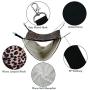NACOCO 2 Level Comfortable Cat Hammock, Breathable Hanging Bed/nest for Kitten/Adult Cats, Double Layer Pet Cage for Spring/Summer/Winter