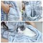 Creation Core Small Dog Cat Sling Accompany Carrier Bag Hands-Free Shoulder Carry Soft Breathable Cotton Pet Apron Indoors