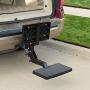PetSafe Happy Ride Dog Hitch Step - Easy to Install on Any 2 Inch Vehicle Hitch - High-Traction Steps - Folds Down for Travel - Supports Pets up to 200 lb - Great for SUVs and Trucks