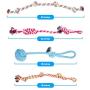 Pacific Pups Products supporting pacificpuprescue.com dog rope toys for aggressive chewers-set of 11 nearly indestructible dog toys-bonus giraffe rope toys-benefits non profit dog rescue.