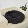 Dog Bed for Large Dogs Chew Proof,Medium Dog Bed Durable Machine Washable Dog Bed Square, Comfortable Fleece Puppy Dog Bed Medium Small, Grey