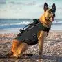 PETAC GEAR Tactical Dog Harness K9 Military Dog Training Harness Adjustable Police Service Dog Working MOLLE Vest for Large Medium Dogs