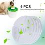 MIFXIN 4 Pack Pet Water Fountain Replacement Filter Premium Cotton Activated Carbon Replacement Filters for Pet Water Fountain Automatic Cat Dog Water Dispenser