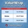 ValueWrap Disposable Male Dog Diapers, 2-Tabs Small, 24 Count - Male Wraps, Snag-Free Fastener, Leak Protection, Wetness Indicator