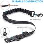 Dog Seat Belt, 2 Packs 3-in-1 Car Harness for Dogs Adjustable Safety Seatbelt for Car Durable Nylon Reflective Bungee Fabric Tether with Clip Hook Latch & Buckle