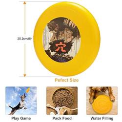 Pet Frisbee Flying Disc Dog Toy - Multifunction Le Trou 0