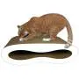 Premium Cat Scratcher Lounge Bed - White Acrylic