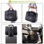 morpilot Pet Travel Carrier Bag, Portable Pet Bag - Folding Fabric Pet Carrier, Travel Carrier Bag for Dogs or Cats, Pet Cage with Locking Safety Zippers, Foldable Bowl, Airline Approved