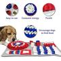 SUNFATT Snuffle Mat for Dogs,Dog Snuffle Mat Large,Machine Washable Dog Sniffing Mat forTraining Small/Large Dog Help Consuming Pet Energy and Releasing Stress(Round/Rectangle)