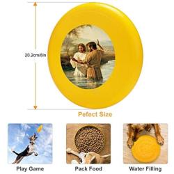 Pet Frisbee Flying Disc Dog Toy - Multifunction Baptism of Christ Greg Olsen