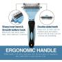 HOP Home of Paws 2 Sided Pet Grooming & Deshedding Brush Undercoat Rake for Cats & Dogs Safe Dematting Comb for Mats Tangles Removing