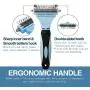 HOP Home of Paws 2 Sided Pet Grooming & Deshedding Brush Undercoat Rake for Cats & Dogs Safe Dematting Comb for Mats Tangles Removing HOP Home of Paws 2 Sided Pet Grooming & Deshedding Brush Undercoat Rake for Cats & Dogs Safe Dematting Comb for Mats Tangles Removing