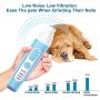 Dog Nail Grinder Quiet Electric Dog Shaver Clippers Set, GLE2016Pet Nail Trimmer 4 in 1 Electric Rechargeable Nail Clippers Low Noise Rechargeable Cordless Hair Clippers Set for Dogs Cats Pets